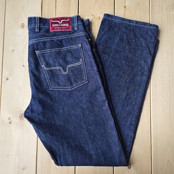 Kimes Ranch Other - Kimes Ranch James Mid Low Rise Straight Bootcut Jeans Mens 32X32